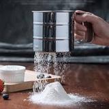 Caneca Peneira E Polvilhador Açúcar Farinha Canela Aço Inox - Good
