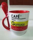 Caneca Personalizada - Loucos por café - Parasetomar quentim - Mecolour