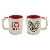 Caneca Pet Dog 350ml Mondoceram 9,4cmx13cmx8,7cm Creme