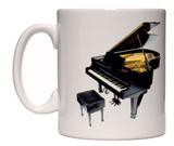 Caneca Piano - Lojaloucospormusica