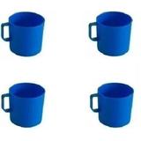 Caneca Plástica Merenda Escolar Verde - 12 Pçs - Mmta