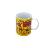 Caneca porcelana ch chapolin frases 12x9.5x9.5cm 300ml - Urban