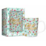 Caneca porcelana - good vibes - Brasfoot