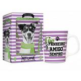 Caneca porcelana Pets fox paulistinha - Brasfoot