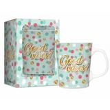 Caneca porcelana premium - good vibes - Brasfoot