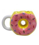 Caneca Porcelana Rosquinha Morango 350ml - Produtos infinity presentes