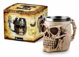 Caneca resina - caveira - Brasfoot