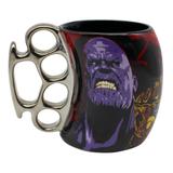 Caneca Soco Inglês Thanos Avengers 350ml Zona Criativa 10023085