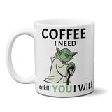 Caneca Star Wars Coffee Yoda - Elicomics