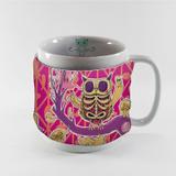 Caneca Tecido Coruja Caveira - Flivo