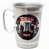 Caneca - térmica alumínio vintage - beer ice - Retrofenna