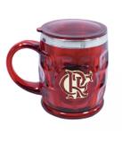 Caneca Térmica Brasão Metal 500ml - Flamengo - Minas presentes
