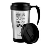 Caneca Térmica - Cinza 400ml - Sanavita