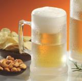 Caneca Térmica com Gel para chopp ou bebida gelada 6 unidades 300 ml Acrílico - Kaballa