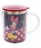 Caneca Térmica Preta E Vermelha Minnie 450ml - Disney