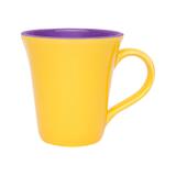 Caneca Tulipa Bicolor 330ml - Amarelo/Violeta - Oxford