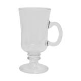 Caneca Vidro 240ml Cha Chocolate Cafe Capuccino Milkshake Bebida - Ideal