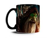 Caneca World Of Warcraft Guldan I Preta - Artgeek