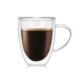 Caneca xícara de café com dupla camada de vidro 250ml modelo Pica Pau do Parnaíba - Ilovecoffee