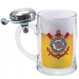 Caneco de cerveja 380ml com sineta - corinthians - Uatt