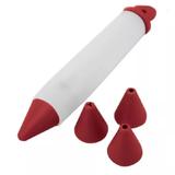 Caneta Silicone Para Confeitar E Decorar 5 Peças Carol Fiorentino Yazi