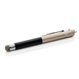 Caneta Touchpen Ponta Mt Tablet Preto Com Dourado C3 Tech