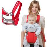 Canguru Carrega Bebê Ergonômico Passeio Importway 3 em 1 Posições Baby Até 15 Kg Vermelho