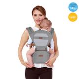 Canguru Ergonômico 5Way Maxi Baby Hipseat (15kg) - Cinza