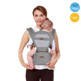 Canguru Ergonômico 5Way Maxi Baby Hipseat (15kg) - Cinza