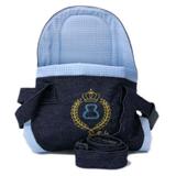 Canguru Lipi baby cadeirinha azul bebê jeans
