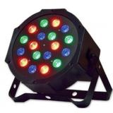 Canhão 18 Leds Refletor Rgb Dmx Jogo Luzes Iluminacao Dj Strobo Festas Display - Compre na net