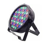 Canhão de Luz Led Par 64 RBGW 54 Leds 3w Strobo Dmx Digital Slim - HL-54A - Importado xz