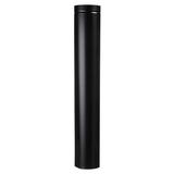 Cano 200mm Preto Textura - Aço Carbono - Metavila - Metávila