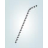 Canudo Inox Curvo Pequeno 0,6cm x 19cm - Taura indústria