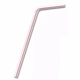 Canudo Plástico Flexível Dobrável C/3000 - Strawplast