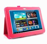 Capa Agenda Magnética Para Tablet Samsung Galaxy Note 10.1" GT-N8000 / N8010 / N8020 + Película de Vidro - Lka