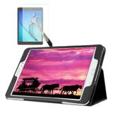 Capa Agenda Para Tablet Samsung Galaxy Tab A 8" SM-P350 / P355 / T350 / T355 + Película de Vidro - Lka