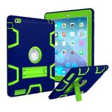 Capa Anti Shock Adulto Infantil Para Apple Ipad 2 3 4 + Película de Vidro - Lka