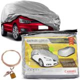 Capa Automotiva Cobrir Carro Protetora Forrada Total e Cadeado Tamanho G Carrhel