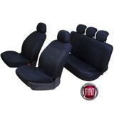 Capa Banco Tecido Automotivo Preto Universal Fiat Siena Palio Weekend Idea Mobi Uno Cronos Argo - Carrhel