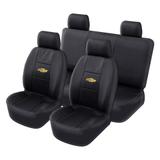 Capa Bancos Automotivo Couro Courvin Preto Gm Corsa - Rekar
