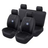 Capa Bancos Automotivo Couro Courvin Preto Vw Voyage Gol - Rekar