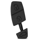 Capa Botão Chave Canivete Fiat Palio Stilo Idea Punto Preto 3 Botões Keypad Para Reposição Borracha - B.b imports