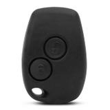 Capa Botão Chave Canivete Logan Sandero Duster Clio Preto 2 Botões Keypad Para Reposição Borracha - B.b imports
