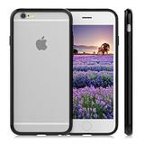 Capa Bumper TPU Fundo Acrílico Fosco iPhone X Preta - Hrebos