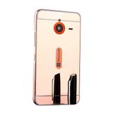 Capa Capinha Case Bumper Espelhada Luxo Nokia Lumia 640XL Rosa - Planeta case
