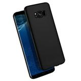 Capa Capinha Case Luxo Silicone Color Samsung Galaxy S8 Preta - Hrebos