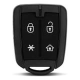 Capa Carcaça Controle Alarme Pósitron PX42 Cyber Exact PX FX 4 Botões Preta Reposição - Ha imports