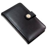 Capa carteira couro strass 8 cartoes preto iphone x xs - Cellway