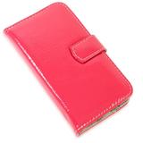 Capa carteira couro verniz pink samsung a50 a505 - Cellway